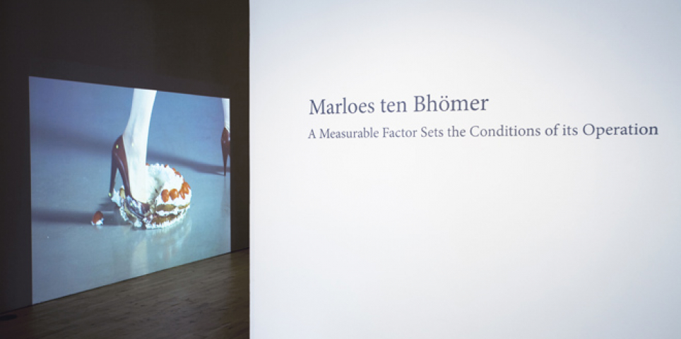 A Measurable Factor Sets the Conditions of its Operation (installation view) 2013