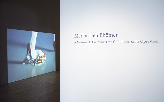 A Measurable Factor Sets the Conditions of its Operation (installation view) 2013