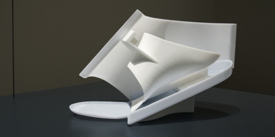 White Prototypes 2012-13 rapid prototyped nylon and polystyrene plastic