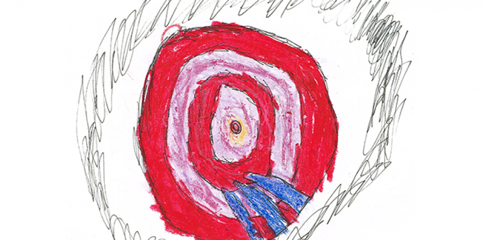 Tafi - Original pastel composition inspired by Girls - a collection of paintings by Fine Artist Fern Taylor.