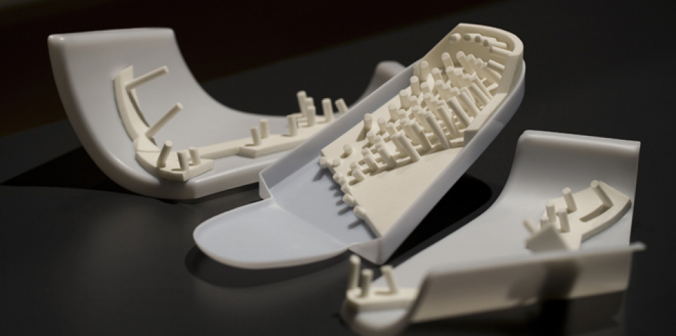 White Prototypes 2012-13 rapid prototyped nylon and polystyrene plastic