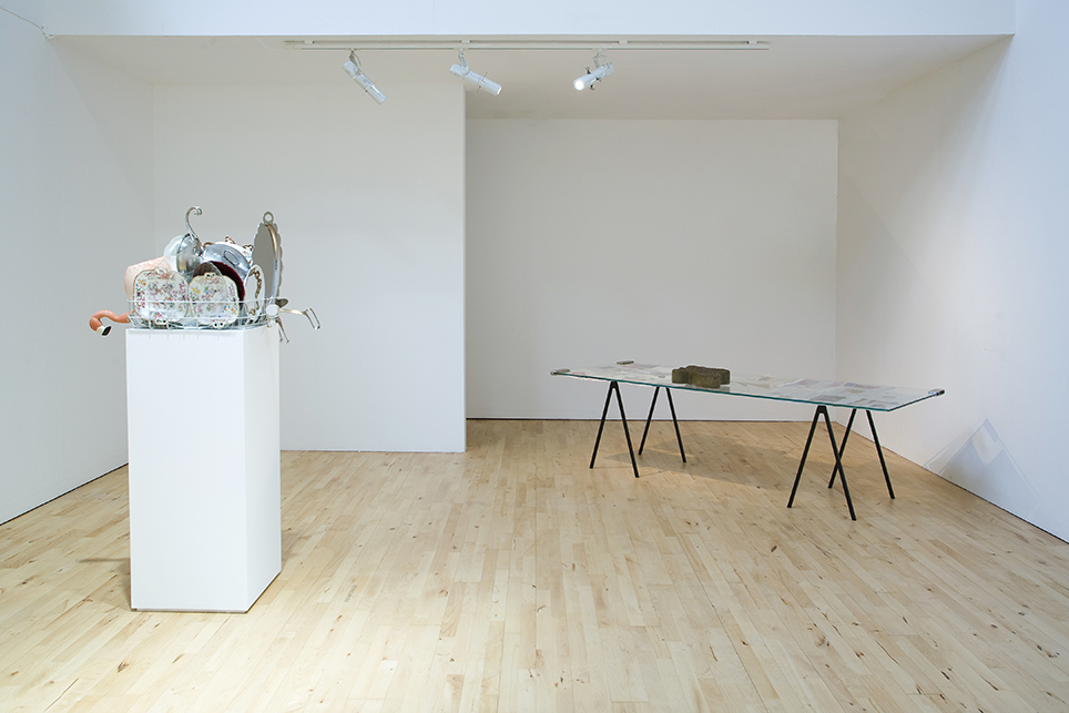 Nicole Wermers The London Shape (2014) installation view. Photography Ellie Laycock