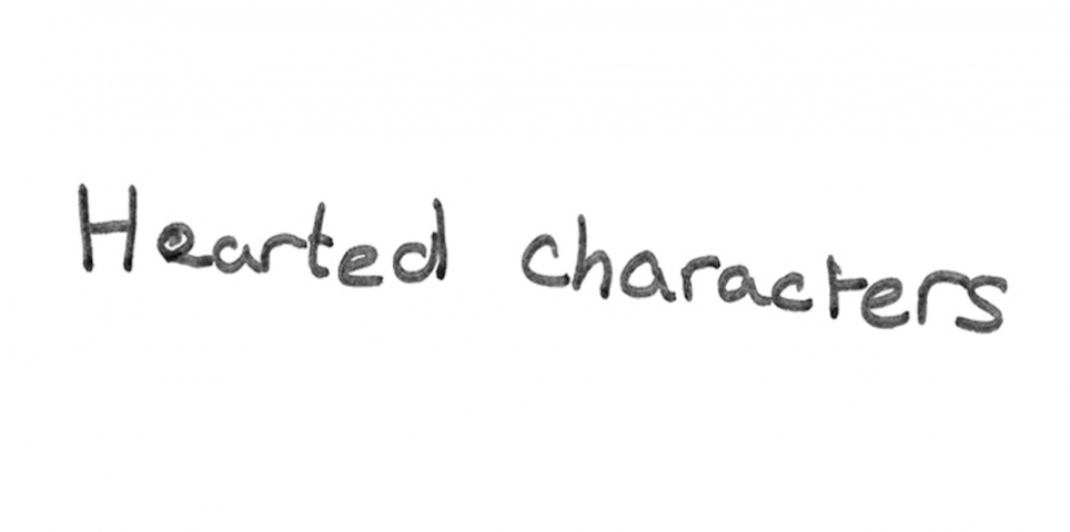 Hearted characters