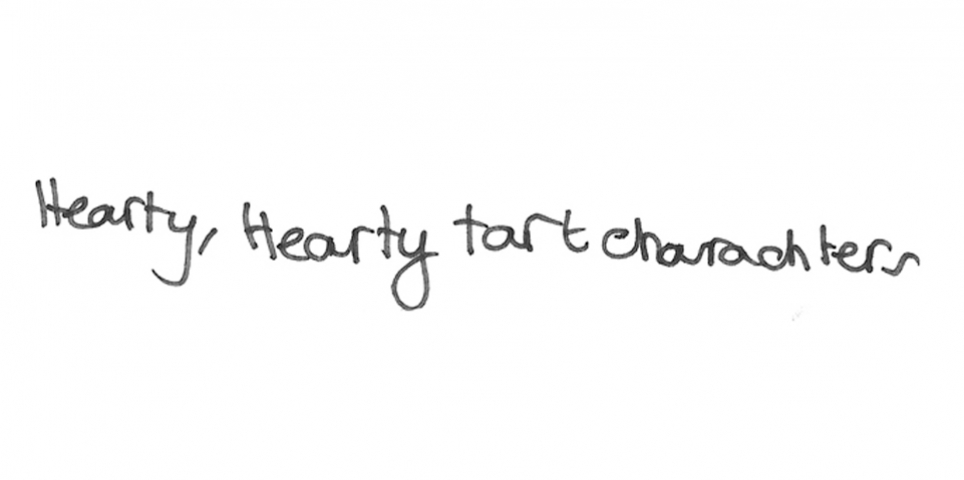 Hearted characters