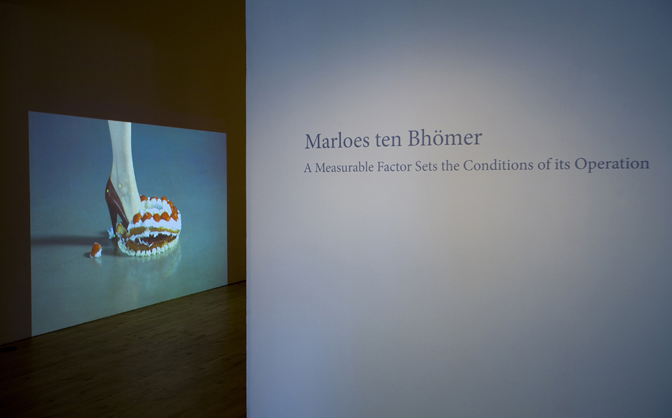 Marloes ten Bhömer A Measurable Factor Sets the Conditions of its Operation (2013) installation view. Photography Ellie Laycock