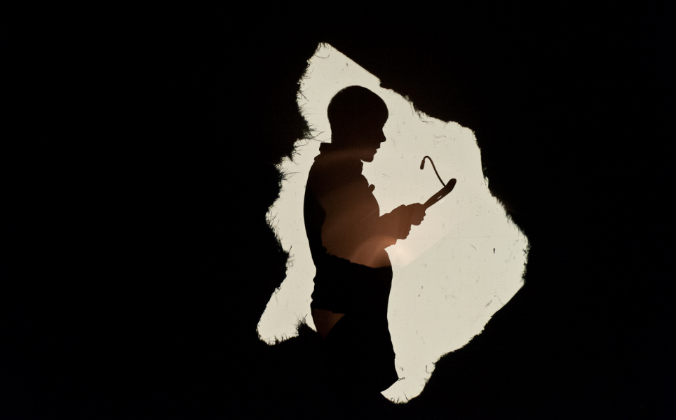 Emma Hart (2012) Word Processor Research Statement Performance Event at Stanley Picker Gallery. Photography Ezzidin Alwan