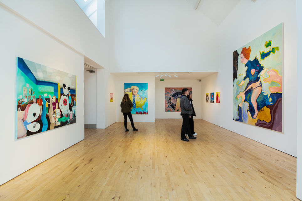 Katrin Plavčak Haus der Lose / House of Lots (2019) installation view, Stanley Picker Gallery at Kingston University London. Photography Ellie Laycock