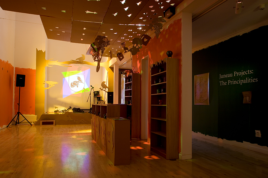 Juneau Projects The Principalities (2008-2009) installation view. Photography by Ellie Laycock