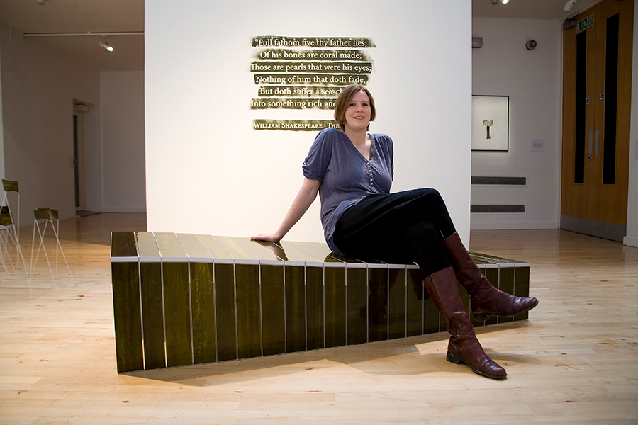 Julia Lohmann Laminarium (2010) Laminated bench and Julia Lohmann. Photography Ellie Laycock