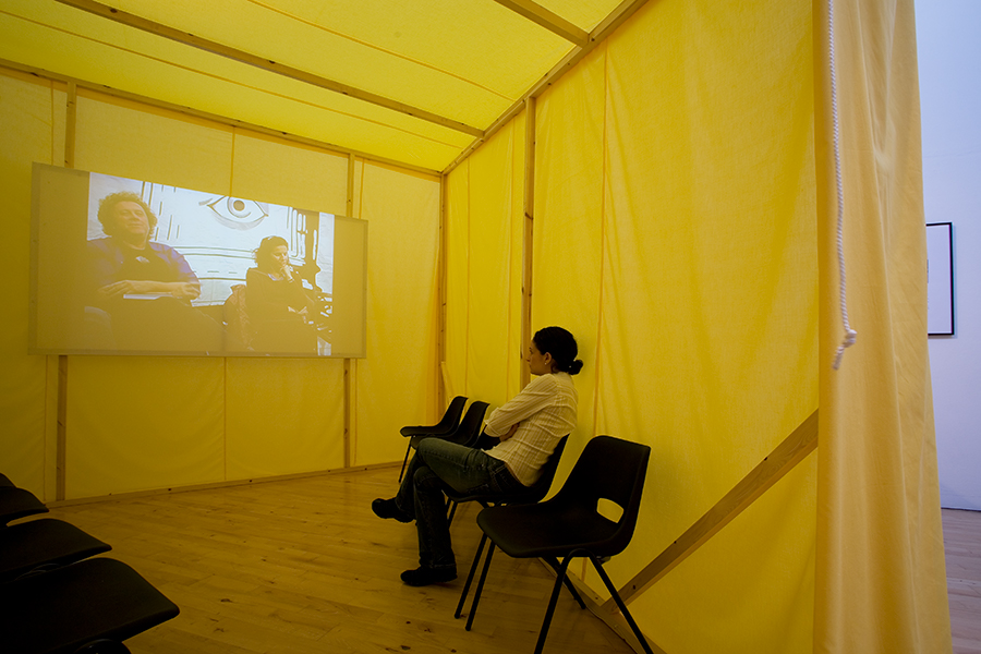Pablo Helguera The School of Panamerican Unrest (2008) installation view. Photography Ellie Laycock