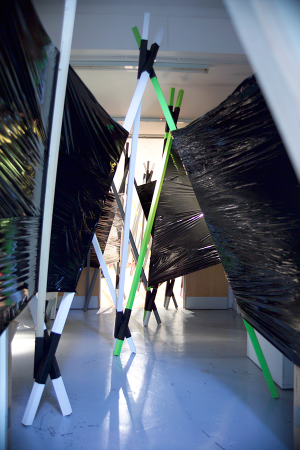 Mark Beasley Hey Hey Glossolia (2005) installation view at Stanley Picker Gallery. Photography Ellie Laycock