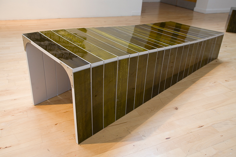 Julia Lohmann Laminarium (2010) Laminated bench. Photography Ellie Laycock