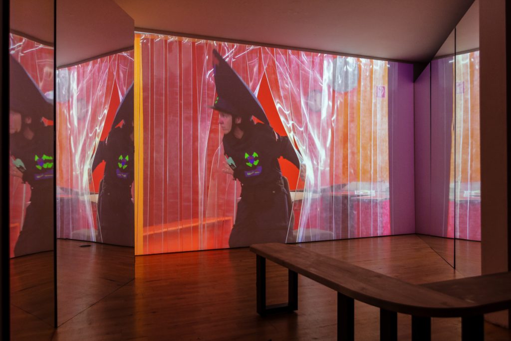 Flo Kasearu, Host at Stanley Picker Gallery, Kingston, UK. Photo by Ellie Laycock.