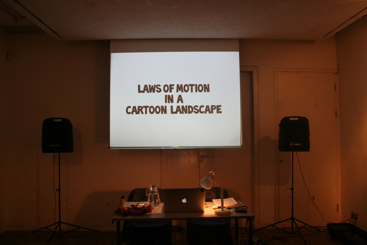 Andy Holden & Tyler Woolcott: Laws of Motion in a Cartoon Landscape