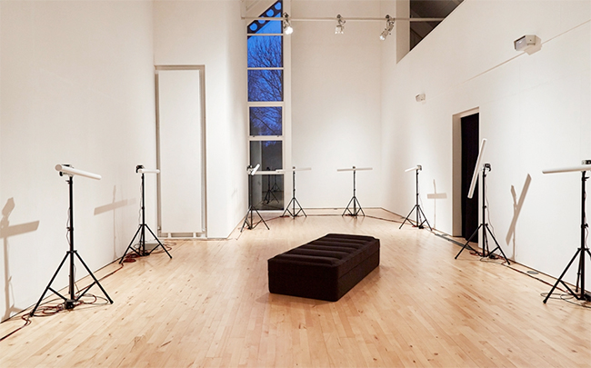 Yuri Suzuki, ‘Furniture Music’ (2018), installation view, Stanley Picker Gallery at Kingston University London. Courtesy of the artist. Photography Corey Bartle-Sanderson