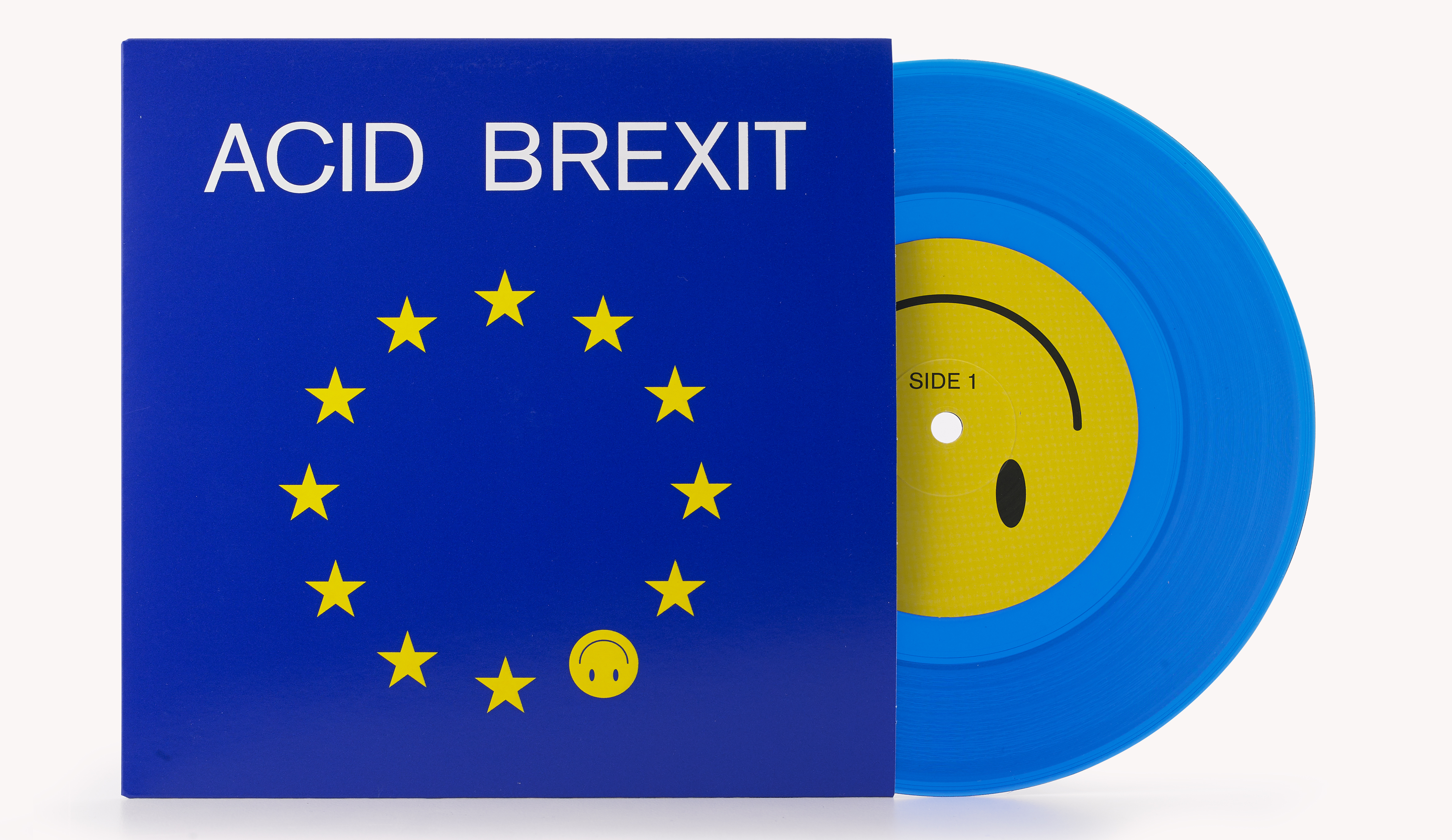 Gallery Edition: Yuri Suzuki ACID BREXIT 7" Blue Vinyl