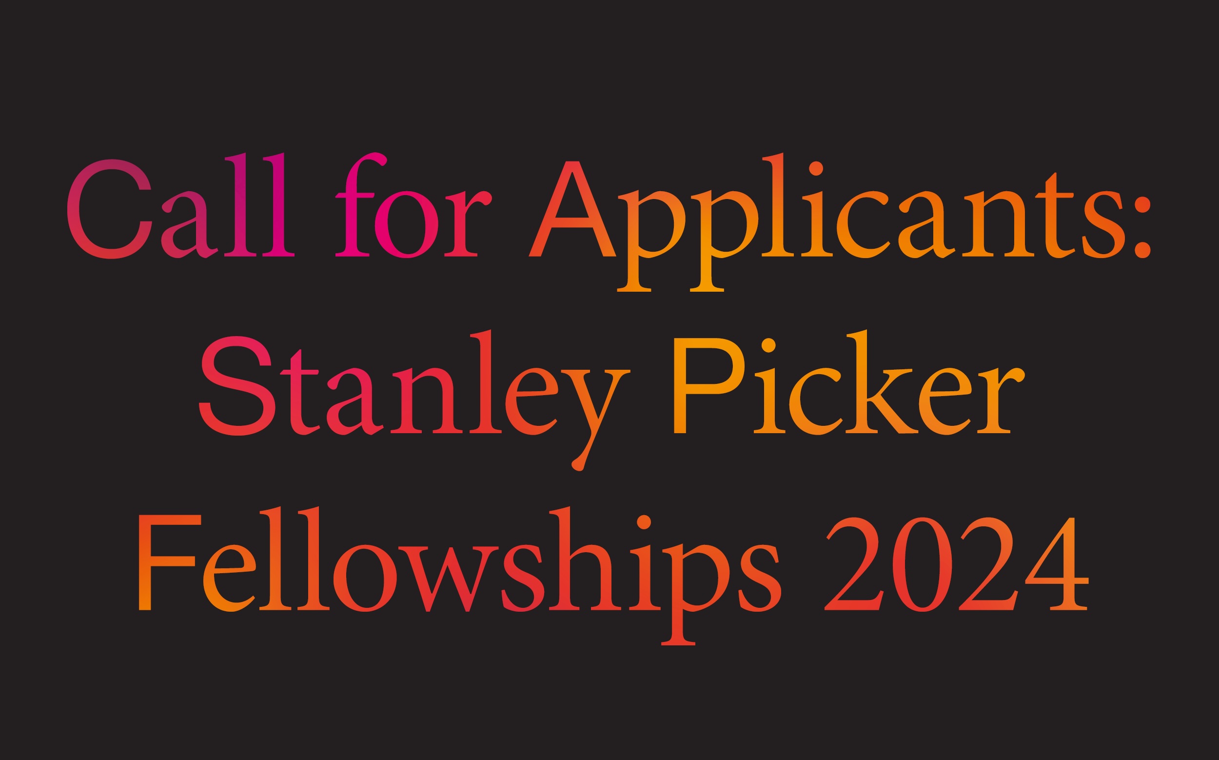 Stanley Picker Fellowships, Pre-application Q&A
